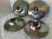09224 Porsche Crowned Hubcaps With Crest Used Set Of 4 Wall Hangers Lot