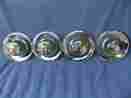 1012nl Shaft 4 Chrome Metal Derby Caps For Rally Wheels