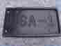 10146492 Corvette 1991 1996 Front License Plate Bracket Gm Free Shipping