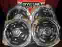 15-14715 Del-met Vintage Set Of Wheel Covers Style-line 15 Hubcaps Pinto Maverick Impala