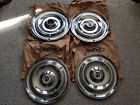 1653352 Mopar Vintage Original Nos Hub Caps Chrysler New Yorker Imperial