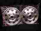 1715 A Del-met Perma-krome 2 Vintage Universal 15 Heavy-gauge Aluminum Wheel Covers Hub Caps Nos