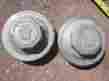 1926-1927 Cadillac Rear Hub Caps Pair