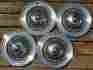 1964 Buick Riviera Hub Caps Hubcaps 15 Wheel Covers Set Very Nice Condition A-21