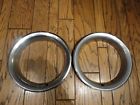 1973-81 Pontiac Rally Ii Wheels Trim Rings Firebird Gto Catalina Lemans