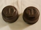 2582 John Deere Lot Of Jd Vintage Farm Wagon Hubcap Cast