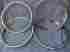 3005rib N.a 15 Polished Stainless Steel Ribbed Trim Rings For Hot Rods