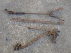1932 33-34 Ford 1 2 Ton Truck Spare Tire Brackets Tools Iron Hot Rat Rod