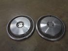 345914 Gm Pair Chevy Chevelle Hubcaps Full Wheel Covers Chevrolet Laguna