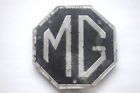 34g252 Mg Mgb Midget Plastic Trunk Lid Badge Emblem Old And