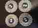 36131179828 Bmw Lot Of 4 Wheel Center Plastic Caps