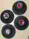 3699440 Mopar 1977 1978 Chrysler Hub Cap Centers 4 Aluminum Rat Rod