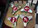 3736338 Chevrolet 1957 57 58 Chevy Chrome Hub Cap Spinners Original Vintage Car