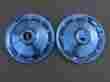 386069 2-1965 Oldsmobile 14 Hubcaps Cutlass F85 Delta 88 Gm V11 Oem Chrome Trim