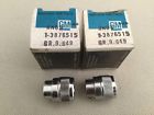 3876515 General Motors Corvette Radio Knobs Pair Nos In Orig Boxes