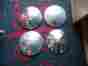 3996139 Gm Vtg Set 4 Oem Chevrolet Baby Moon Chrome Hubcaps Wheel Covers Camaro Chevelle