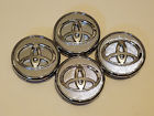 42603-02320 4260302320 4260352110 42603-52110 58mm Unbranded Toyota Wheel Rim Center Hub Caps Silver Chrome Fit