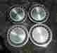 4284669 Set Of 4 Oem 1980s 90s Dodge Chrysler Plymouth 14 Hubcaps Wheel Covers
