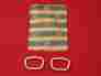 474361 Nos 1978-81 Chevrolet Rally Wheel Insert Bezels 2 Gm 6 Slot Wheels
