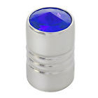 50871 Kns Valve Stem Cover Aluminum Chrome With Blue Jewel