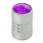 50874 Kns Valve Stem Cover Aluminum Chrome With Purple Jewel