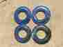 512bb Ferrari Wheel Rim Center Cap Trim Rings 365 Gtb 4 Daytona