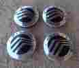 3f23-1a096-eb 5e64-1a096-aa 05 09 Mercury Mariner Mountaineer Alloy Wheel Center Cap Set