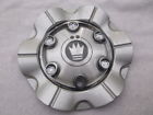 6607  Aftermarket Konig King Crown Silver Custom Wheel Rim Center Cap