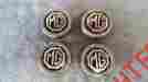 Ahh9268 68-80 Mgb Set 4 Wheel Center Caps Hubcaps Hub Free S H