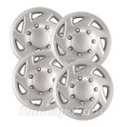 7030ams Ford Replica Set Of Silver Hubcaps Wheel Covers Fit Van
