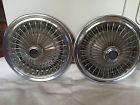 71-78 Mopar Dodge Chrysler Plymouth 15 Wire Spoke Hub Caps Set Of 2 Original