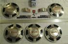 73-87 Oem Gm Gmc Dog Dish Hubcaps 12 For 16 16.5 Rims 3 4 Ton Very Nice 81-87