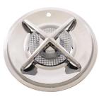 9115032 Speedway Motors Hotrod Chrome Inch Spinner Style Hubcaps Set Of