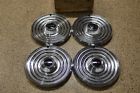 988606 Pontiac Nos Deluxe Hubcaps Pmd Center Caps Set Catalina
