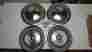 988876 1971 Pontiac Grand Ville Deluxe Hubcaps Complete Set Of 4 Nos