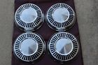 A-990 Mopar 1965 Plymouth Belvedere Hemi Dog Dish Hub Caps 4 Good Condition