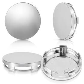 Aozuo 603269 Ksrikqj3v 4 Pcs Hub Caps 60mm Wheel Center Rim 2.36 Inches Silver