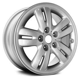 560-70733b Apf Wheel 16x6-1/2 Alloy 10 Spoke Straight Spokes Fits 06-09 Tucson