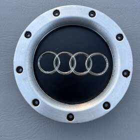 8d0601165k Audi 1997-2011 Wheel Center Cap For A4 A6 S6 A8 Tt Black Silver Oem