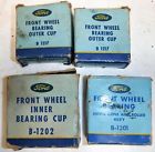 B-1201 B1217 B1201 B1202 Ford Model Wheel Bearings Nos Oem Two Cups One Brg