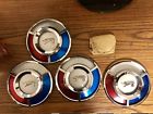 B9a-1141-a Ford Nos Full Sunray Wheel Cover Emblems