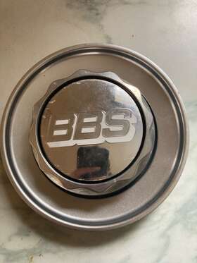 0923502 Bbs 1 Rc Silver Center Cap Plate