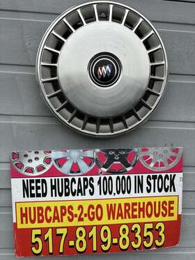 10154249 Buick 1131/1114 1984-1994 Century 1990 Skylark Used Original Hubcap 14 Inch Stainless 1 #439