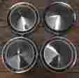 C0aa-1130-c Fomoco Used Four Original 60 61 Ford Full Size Dog Dish Hubcap 1960 10 1 4 Starliner Rat Rod 1961
