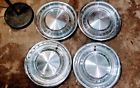 C2va-1130-a Ford Lincoln Continental Wheelcover Hubcap Set Of Mercury