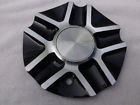 C404al-mb  Aftermarket Rare Rtx Machined Black Custom Wheel Center Cap Part