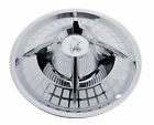 C5054w Upi Spider Hub Caps Chrome With White Ckeckered Background Bomber