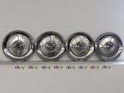 C5a21130c Ford Passenger Hubcap Set With Crest In Center Oem