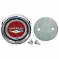 C6oz-1130ss Unbranded New Ford Wheel Center Cap Styled Steel Red Crest Fairlane Maverick Falcon C6oz