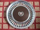Cadillac Fleetwood One Hubcap With Dark Brown Trim
